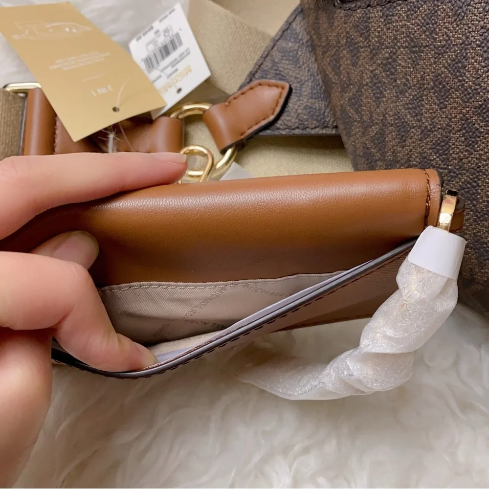 Michael Kors Maisie Large Logo 2-in-1 Sling Pack - Picture 13 of 14